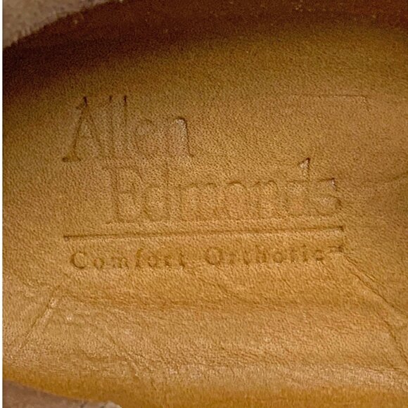 Allen Edmonds‎ Burke Brown Leather Lace-Up Sneakers Mens Size 13 E (Wide) - Picture 3 of 11